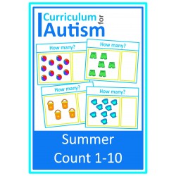 Summer Count 1-10 Cards